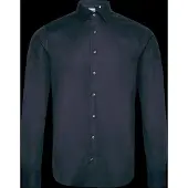 Michael Kors 2Ply Stretch Twill Slim Fit Shirt - Navy - 38