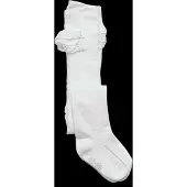 Minymo Stocking W. Lace - White - 68\74