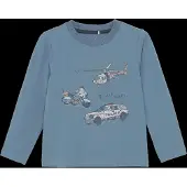 Minymo T-Shirt Ls - Blue - 122
