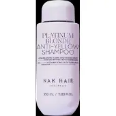 NAK HAIR Platinum Blonde Anti-Yellow Shampoo - Nude - 350 ML
