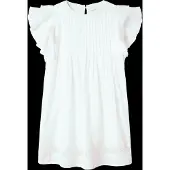 Name It Kids Nkffaride Ss Dress Noos - White - 134