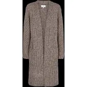 Numph Nuzindi Long Cardigan - Brown - XXL