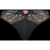 Hunkemoller Teddy String R - Black - L
