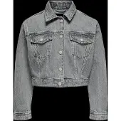 Kids Only Kogmalibu L/S Rhinestone Jacket Dnm - Grey - 164