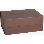 OYOY Hako säilytyslaatikko A4 Dark caramel