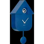 Karlsson Wall Clock Modern Cuckoo Abs Soft Pink - Blue - 41X8.5X21.5CM