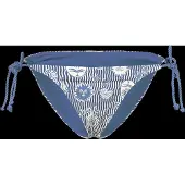 Rip Curl Catalina Waves Tie Side Cheeky - Blue - M