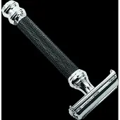 Parker Shaving 76R- Ultra Heavyweight Black & Chrome Handle Buterfly O