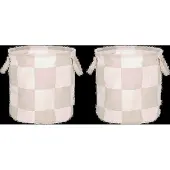 OYOY Chess säilytyskorit medium 2-pack Clay-offwhite