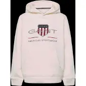 Gant Kids Archive Shield Hoodie - Cream - 134