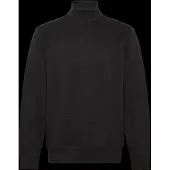Ralph Lauren Luxury Jersey Quarter-Zip Pullover - Black - M
