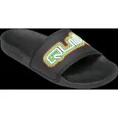 Quiksilver Rivi Wordmark Slide II Sandaalit black / rasta Koko 42