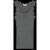 Rosemunde Rwbabette Sl U-Neck Long Lace Top - Black - S