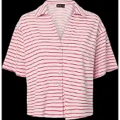 Pieces Pckay Frotte Ss Shirt - Pink - S