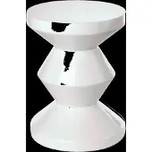 Pols Potten Zig Zag - White - Ø35.5X H46CM