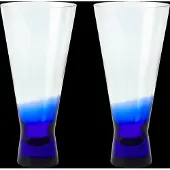 Broste Copenhagen Konus Cocktail Glass - Blue - 25 CL