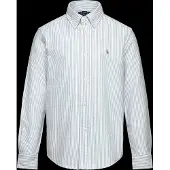 Ralph Lauren Striped Cotton Oxford Shirt - Blue - 124-131