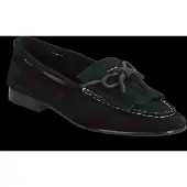 Ralph Lauren Fringe-Trim Suede Loafer - Black - 40