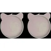 Nuuroo Akila Silicone Plate 2-Pack Koala - Beige - ONE SIZE
