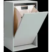 ReCollector Smart Vægmonteret Vasketøjskurv - Grey - 43X70X30CM