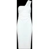 Ralph Lauren Str Matte Jersey-R-Knt-Dresses - White - 34