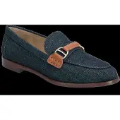 Ralph Lauren Denim/Smooth Calf-Tasha Loafer-Fl-L - Blue - 39