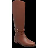 Ralph Lauren Collins Calfskin Tall Boot - Brown - 37
