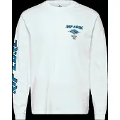 Rip Curl Fade Out Icon Pitkähihainen valkoinen, S