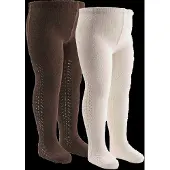 Müsli Lace Stockings 2-Pack - Brown - 104/110