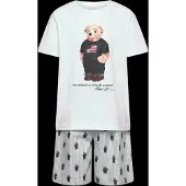 Ralph Lauren S5-Sleepwear Short Set - White - 140/146