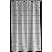 Södahl Shower Curtain Vista - Grey - 180X200CM x 200