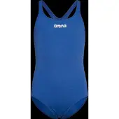 Arena Girl's Team Swimsuit Swim Pro Solid Royal-White - Blue - 10-11