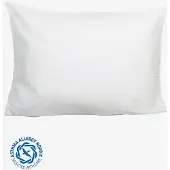 Hoie Pure Örngott I Vävd Krepp - White - 50X60CM