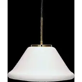 Hubsch Muse Pendant Triangular - White - 40X38CM