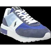 Ralph Lauren Train 89 Suede & Oxford Sneaker - Blue - 47
