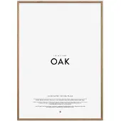 Poster & Frame Oak Wood Frame - Brown - A4