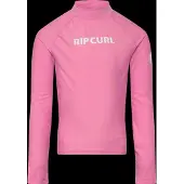 Rip Curl Classic Surf Ls Rashvest-Girl - Pink - 14