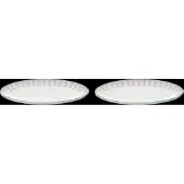 Serax Plate Oval L Inku By Sergio Herman Set/2 - Cream - 30X21CM