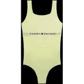 Tommy Hilfiger Square Neck One Piece - Green - 128-140
