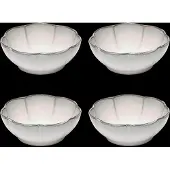 Serax Bowl Ribbed L Inku By Sergio Herman Set/4 - Cream - L