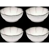 Serax Bowl Ribbed Xl Inku By Sergio Herman Set/4 - Cream - XL