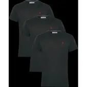 U.S. POLO ASSN. Uspa T-Shirt Arjun 3-Pack - Black - L