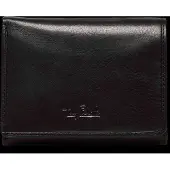 Tony Perotti 3 Fold Mens Wallet With Coin Pocket - Black - ONE SIZE