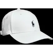 Ralph Lauren Signature Pony Twill Sports Cap - White - ONE SIZE
