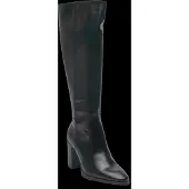 Wonders for woman. M-5150_5121_5792 Black Treze boots (39), Leather, 3 to 5 cm, Zip, Casual