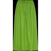 Selected Slflinna Mw Midi Linen Skirt B - Green - 36