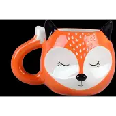 Winkee Krus - Sleeping Fox Mug - Orange - H12CM