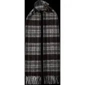 Selected Slmtope Wool Check Scarf - Grey - ONE SIZE