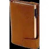 Tony Perotti Furbo Cardholder W/ Banknote And Coin Pocket - Brown - ONE SIZE