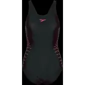 Speedo Placement Muscleback 1Pc - Black - 34